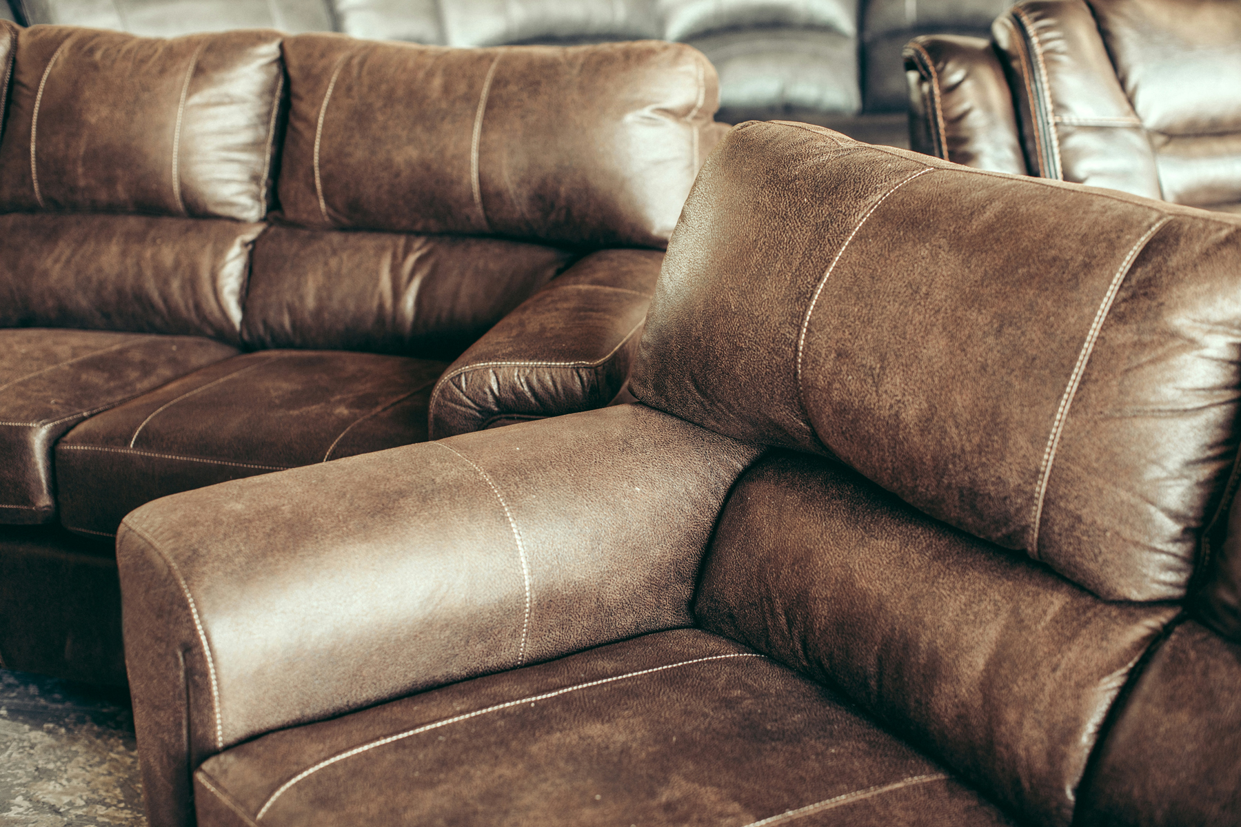 Hartnäckiger Fleck auf Ledersofa